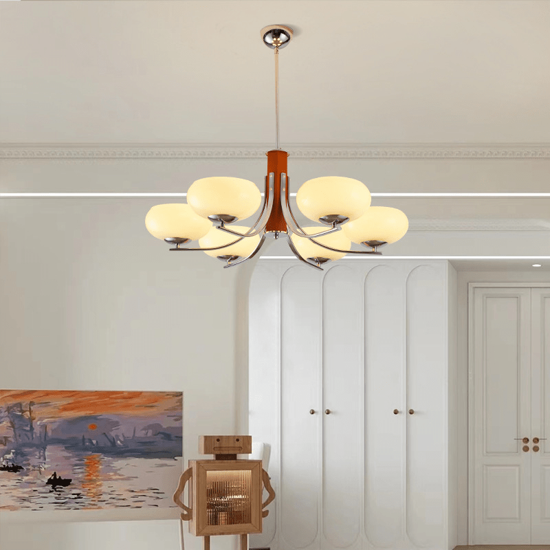 Aurello | Modern Chandelier With Minimalist LED Design | Dufsel