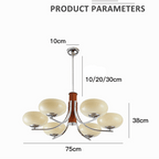 Aurello | Modern Chandelier With Minimalist LED Design | Dufsel